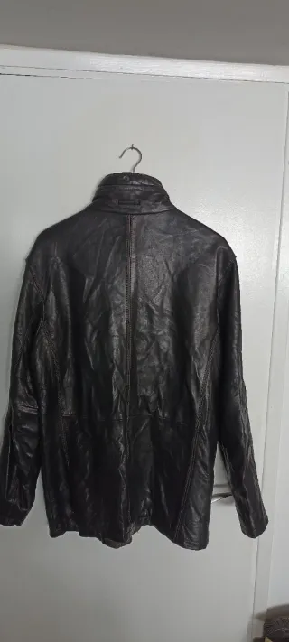 Chaqueta Piel Milestone Negra Talla L