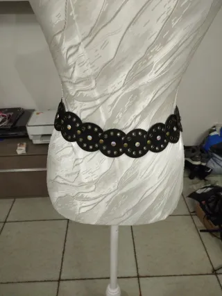 Cintura similpelle vintage donna