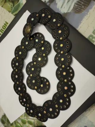 Cintura similpelle vintage donna