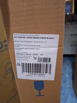 Cuna Micuna DREAM'S BEAR 120x60