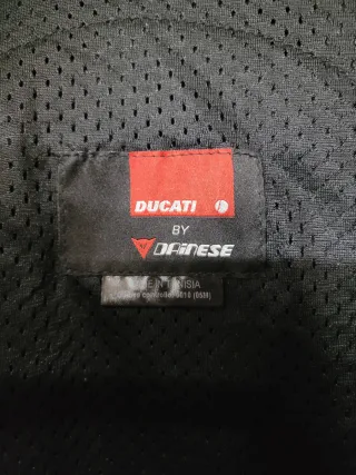 Giacca Moto Ducati Pelle Nera
