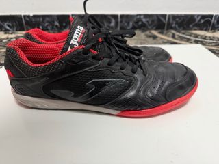 Zapatillas Fútbol Sala Joma Dribling Negro/Rojo