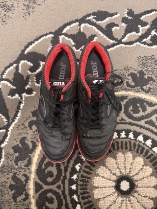 Zapatillas Fútbol Sala Joma Dribling Negro/Rojo