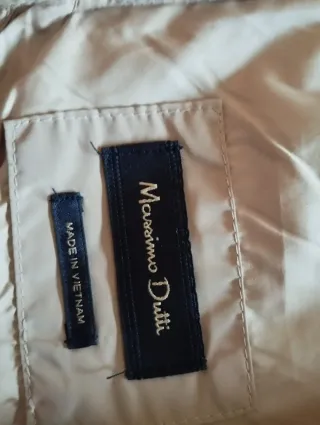 Anorak acolchado repelente al agua color beige