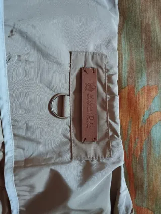 Anorak acolchado repelente al agua color beige