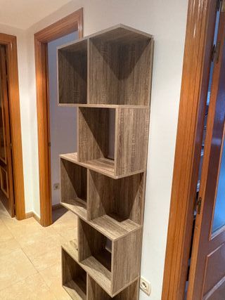 Estantería modular madera color beige/marrón