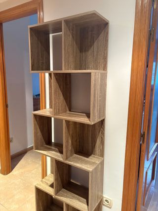 Estantería modular madera color beige/marrón