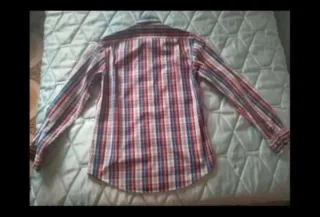 Camisa de cuadros de Purificación García