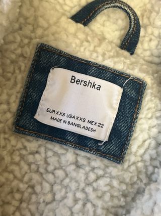 Chaqueta tejana borreguito azul Oversize