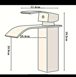 Grifo de lavabo nuevo monomando baño lavadero