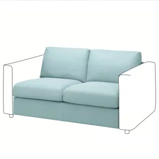 Funda sofá Vimle azul