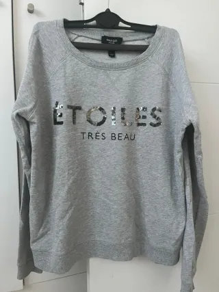 Sudadera Mango ETOILE Lentejuelas Talla M