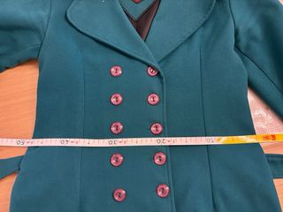 Cappotto doppiopetto con cintura