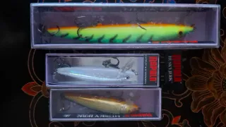Lote 5 señuelos pesca Rapala Husky Jerk