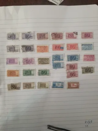 30 Francobolli Poste Italiane dal 1946