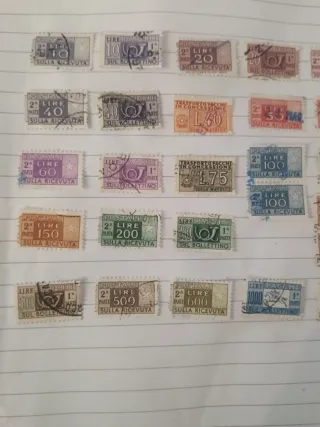30 Francobolli Poste Italiane dal 1946