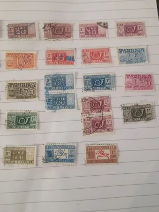 30 Francobolli Poste Italiane dal 1946