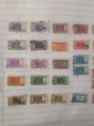 30 Francobolli Poste Italiane dal 1946