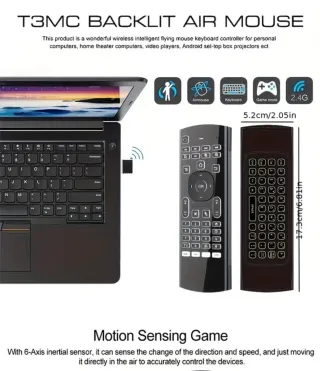 Mando y ratón 2 en 1 negro