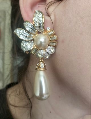 Espectacular pendientes antiguos vintage