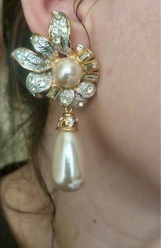 Espectacular pendientes antiguos vintage