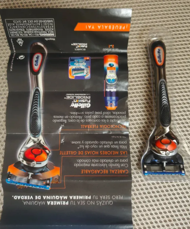 ✅GILLETTE FUSIÓN PROGLIDE MÁQUINA AFEITAR ENVÍO!!✅