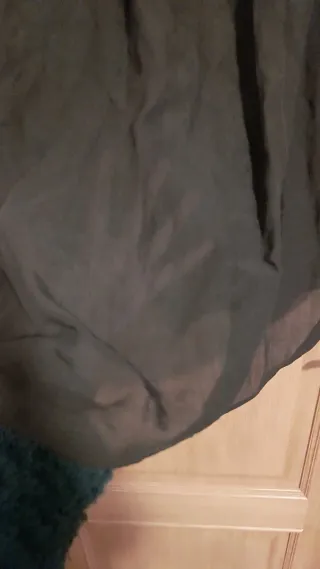 Camisa Zara sin mangas negra Talla M