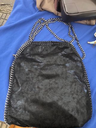 Borsa in pelle nera Stella McCartney