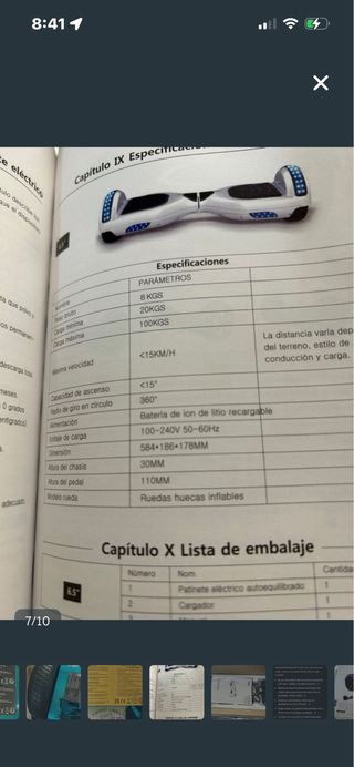 Hoverboard y Kart Azul