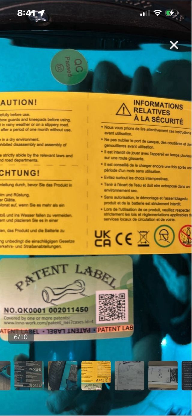 Hoverboard y Kart Azul