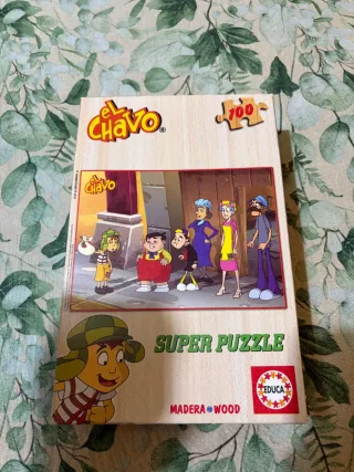 Antiguo Puzzle El Chavo del 8 Madera 100 Piezas