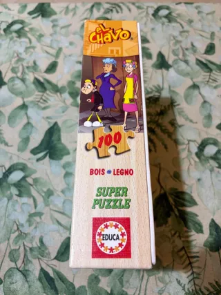 Antiguo Puzzle El Chavo del 8 Madera 100 Piezas
