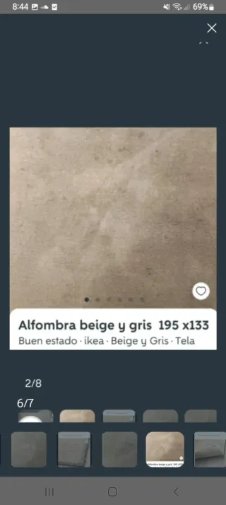 Alfombra Ikea Beige