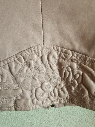 Cazadora Naf Naf rosa piel