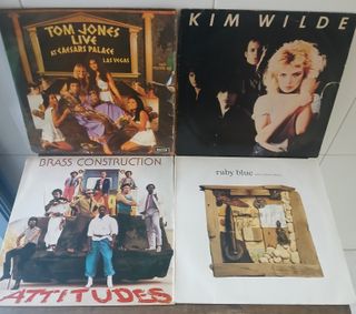 9 Discos Vinil LP e 1 Vinil 12 Música Variada