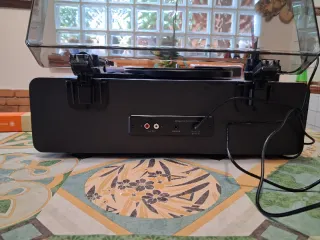 Giradischi Philips nero e argento