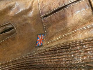 Chaqueta de Piel Belstaff Marrón Talla S