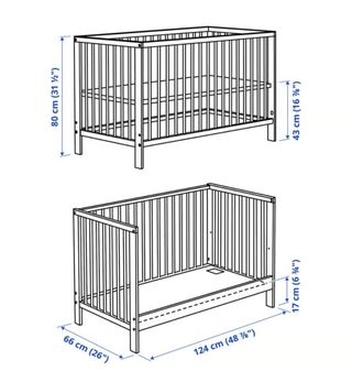 Cuna Gulliver IKEA blanca