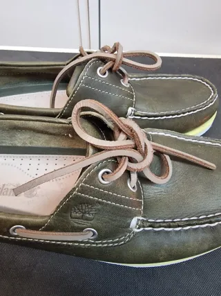 Náuticos Timberland Verde Talla 42