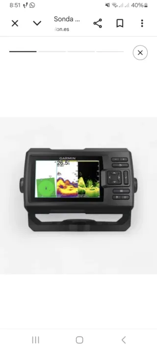Sonda Garmin Striker 5 DV