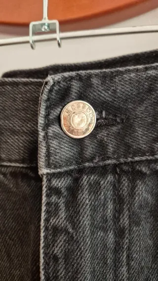 Falda vaquera negra Talla S