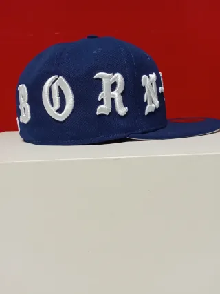 Gorra New Era 59 Fifty Azul y Blanca Talla 7.1/4