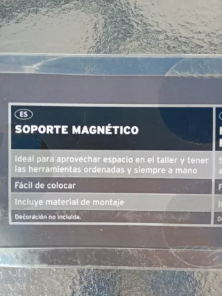 Soporte magnético para herramientas