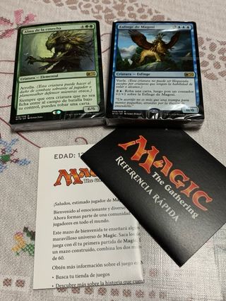 Mazo cartas Magic The Gathering Mago Azul Español