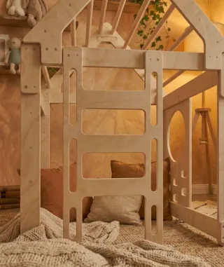 NUEVA Casita juegos Infantil de Madera Montessori