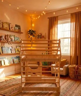 NUEVA Casita juegos Infantil de Madera Montessori