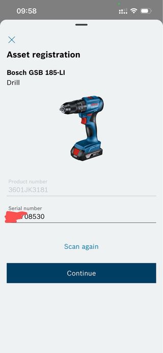 Taladro Percutor Bosch 18V e en 1 (Solo Cuerpo)