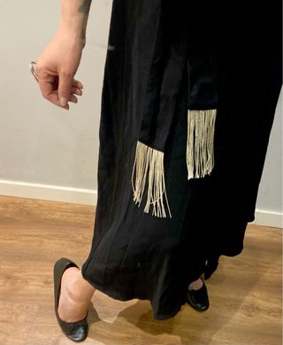 Vestido Negro Mango Talla M