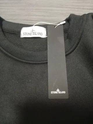 Sudadera Stone Island Negra Talla M Sin Estrenar