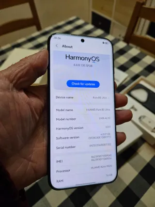 Huawei Pura 80 Ultra 16/512GB Nero Lucido